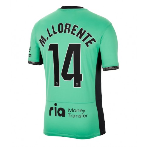 Fotbalové Dres Atletico Madrid Marcos Llorente #14 Alternativní 2023-24 Krátký Rukáv